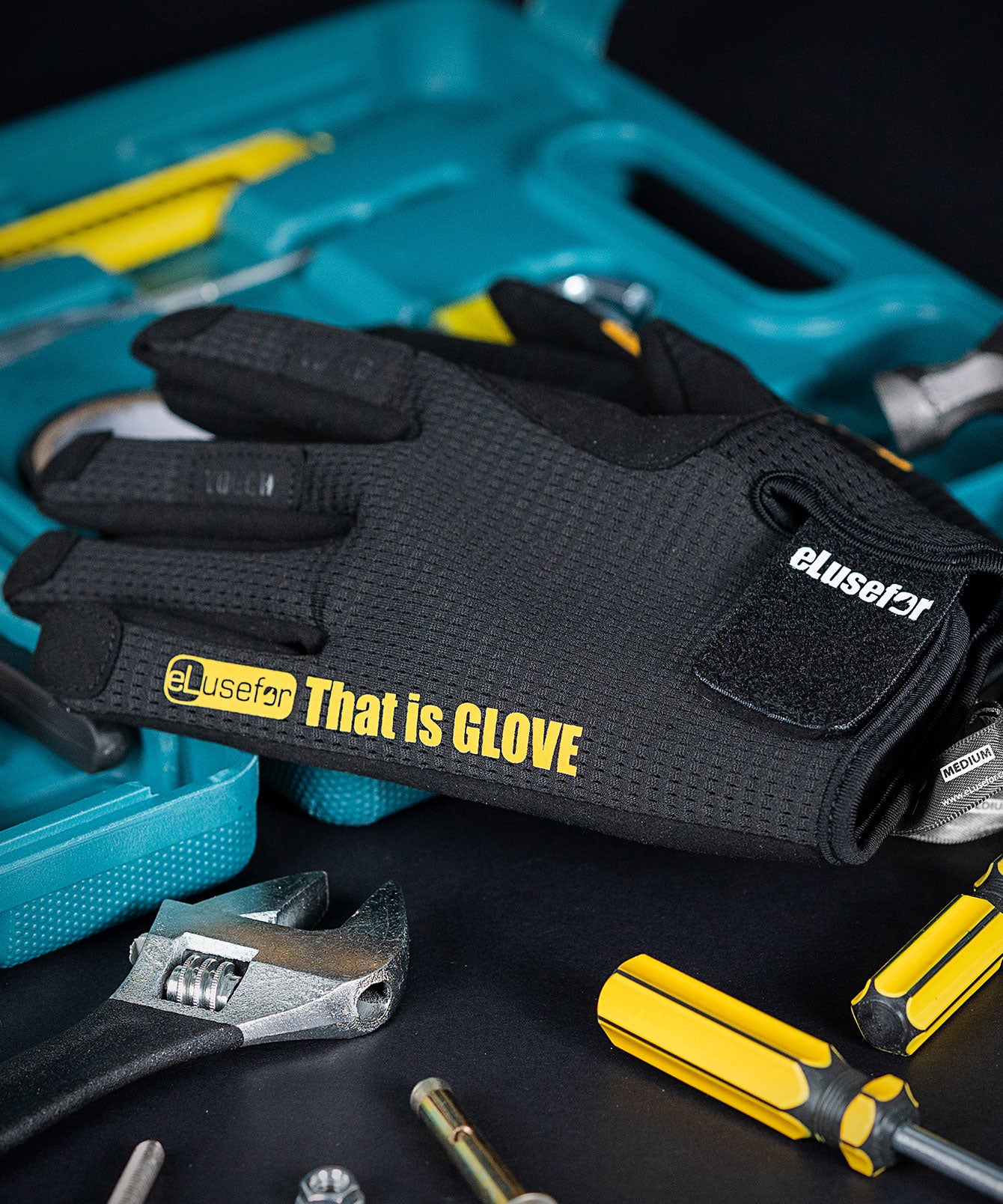 ControllerUltra Work Gloves - Ultra Durable, Stable Performance, 2Way Touch, BadgeFlex for Add-on Badges, Black