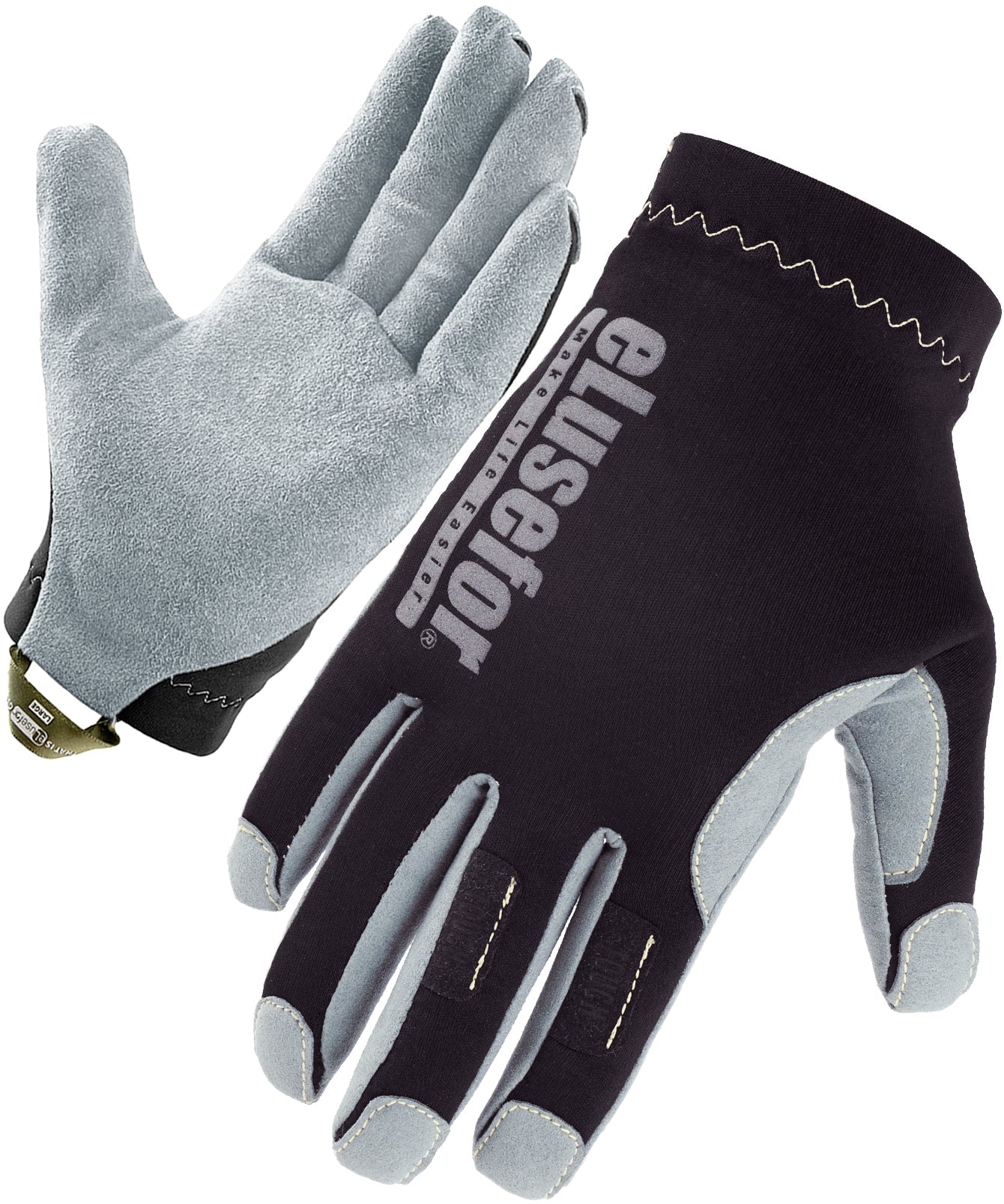 eLusefor Dexterity Mechanic Glove, Easy Fit, Mens Light Duty Safety Work Glove, Machine Wash