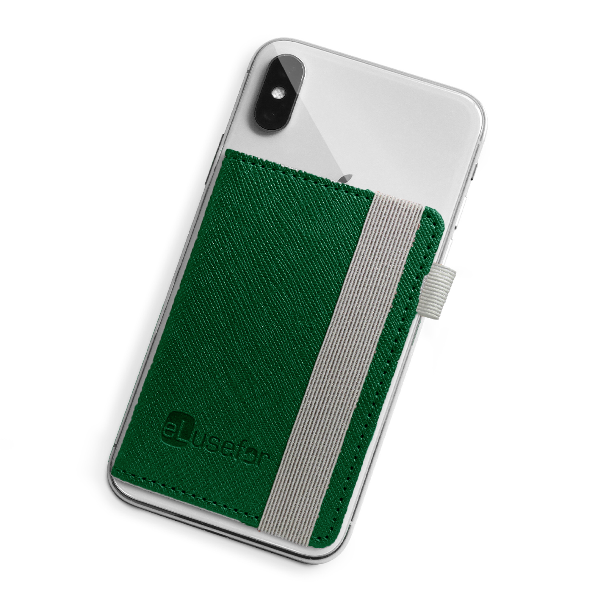 Evelyn Stick-On Phone Wallet for 6 Cards, Cash, IDs and more