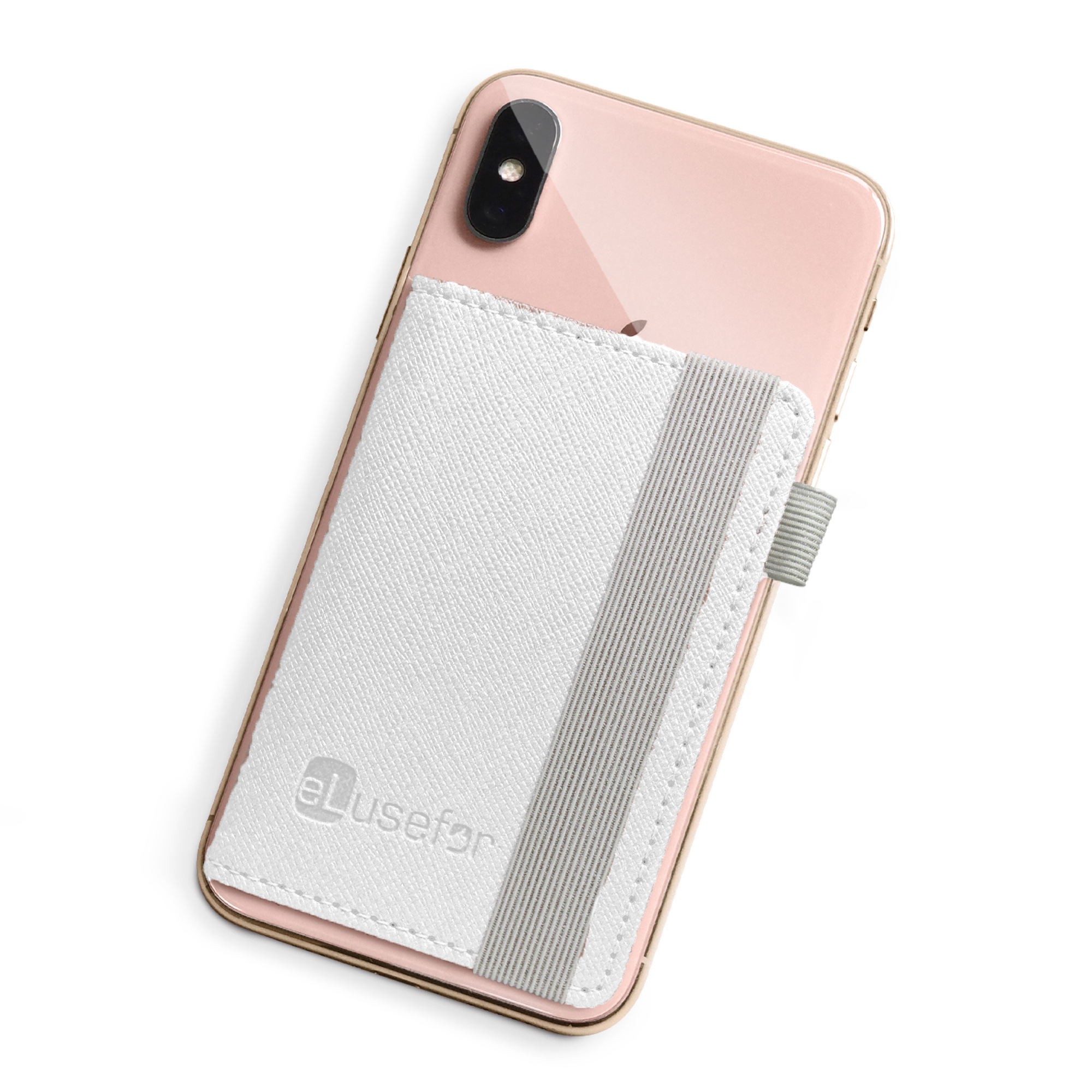 Evelyn Stick-On Phone Wallet for 6 Cards, Cash, IDs and more