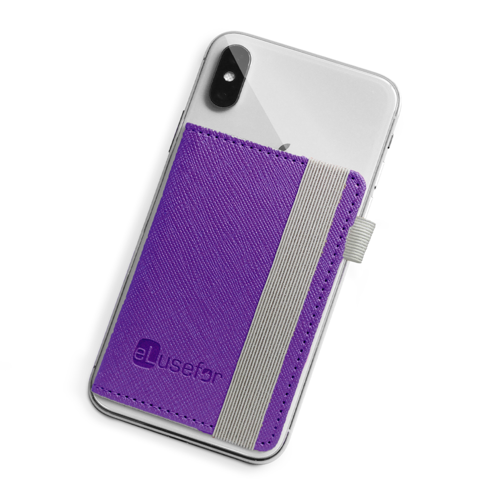 Evelyn Stick-On Phone Wallet for 6 Cards, Cash, IDs and more