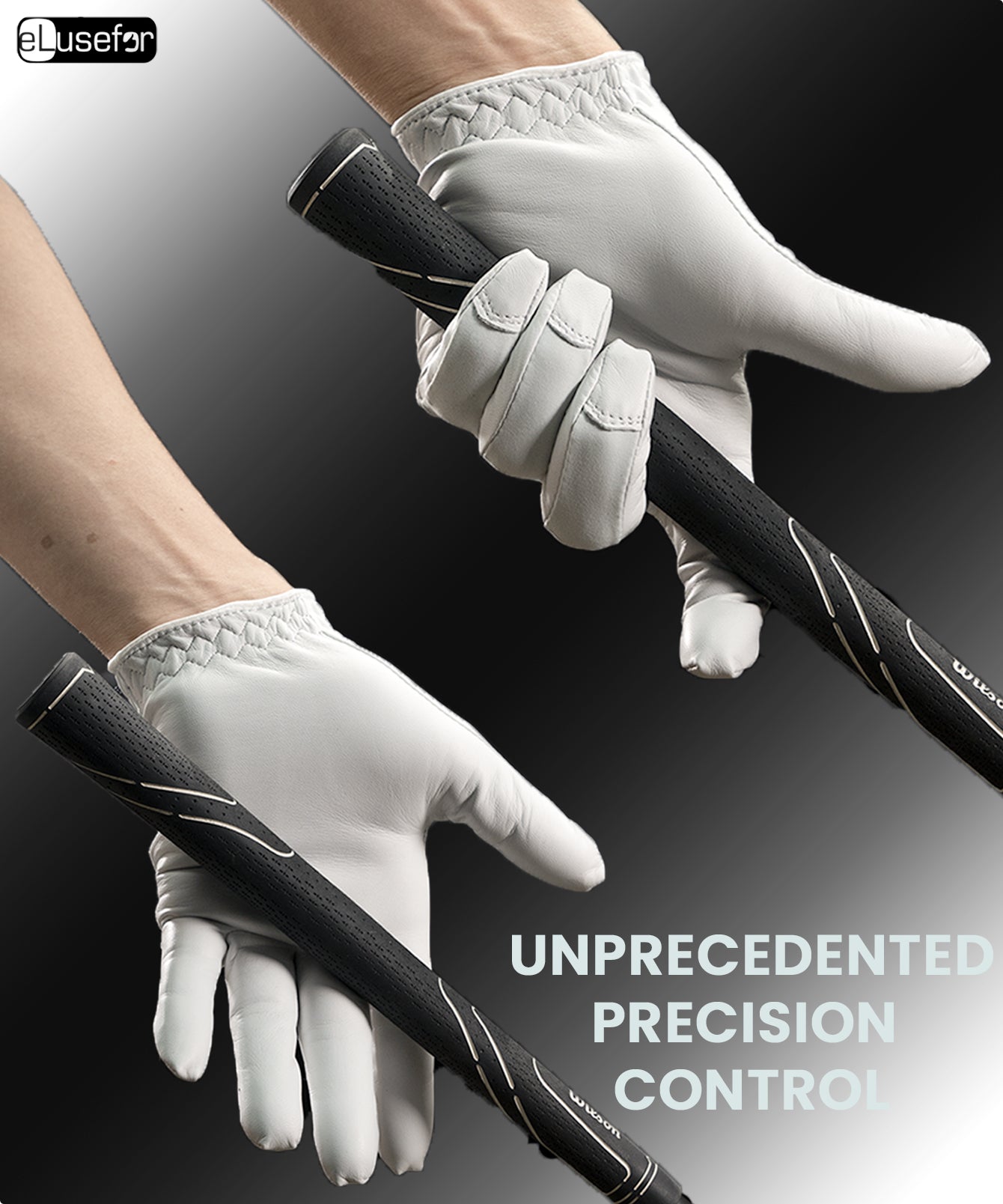 PrecisionPro Men's Golf Glove, Cabretta Leather, Not for Badges