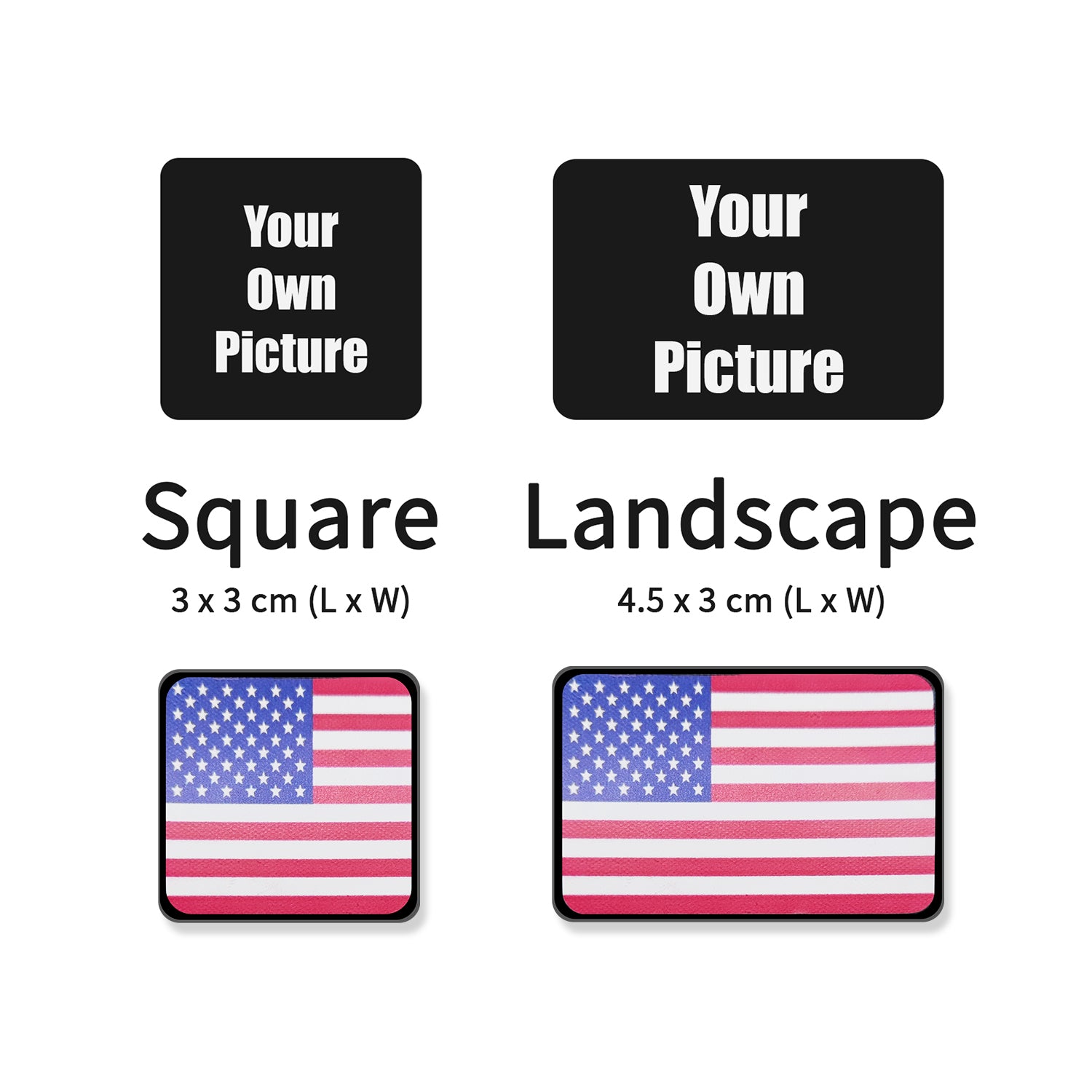 Customize your unique glove patch velcro.