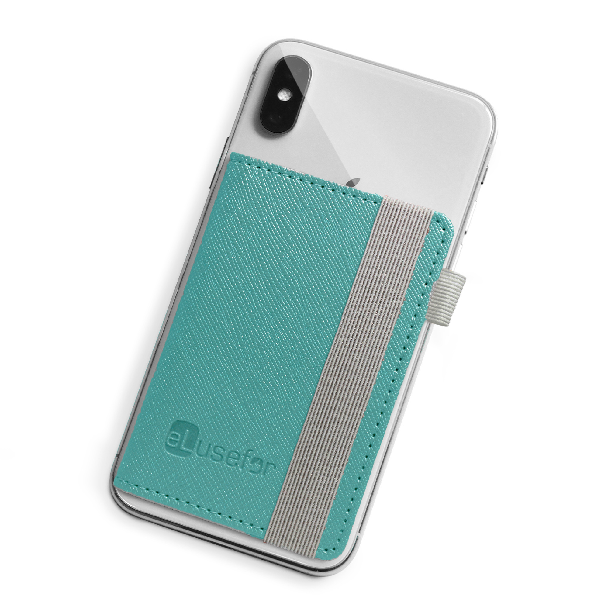 Evelyn Stick-On Phone Wallet for 6 Cards, Cash, IDs and more